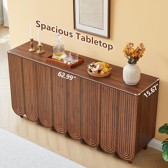 Walnut 2 Packs-3 Door