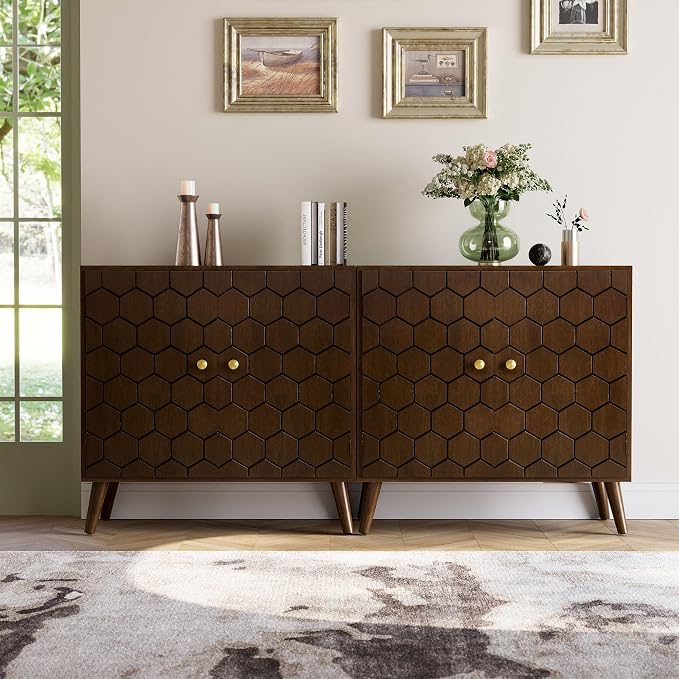 Brown Honeycomb Pattern