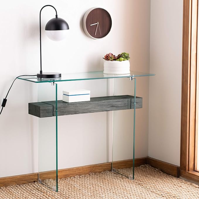 Glass / Black Oak