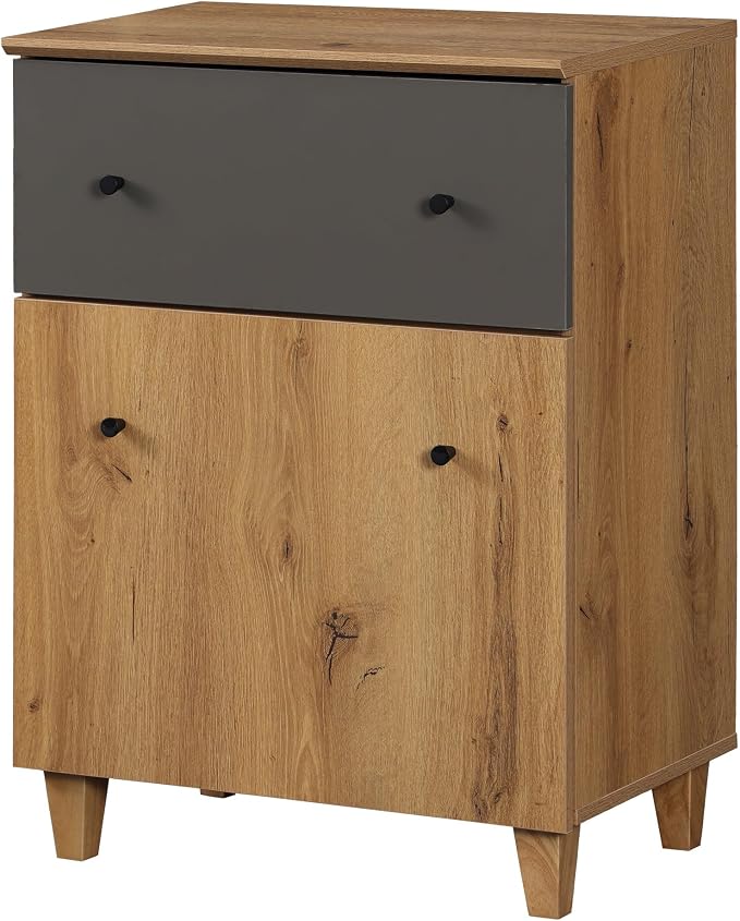 Oak Brown&dark Grey