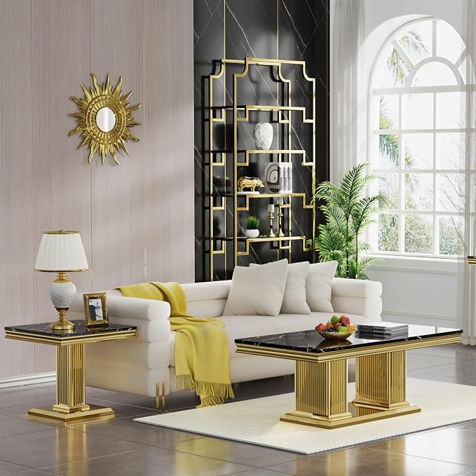 Black Golden-1 End Table