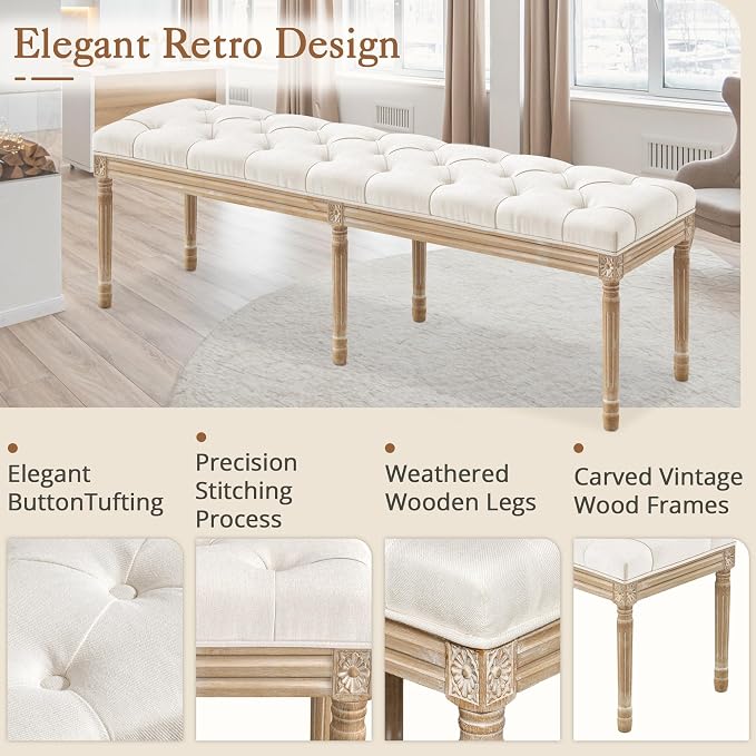 Beige and Wood