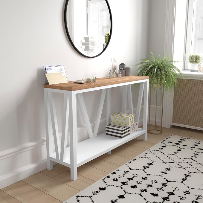 Brushed White Wash/Warm Oak