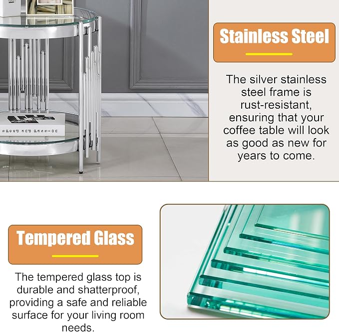 Silver+clear