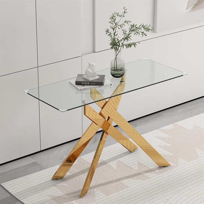 Gold-console Table