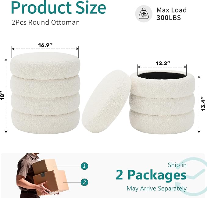 Round-white-2pcs