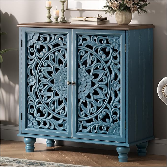 Blue & Walnut_2 Doors