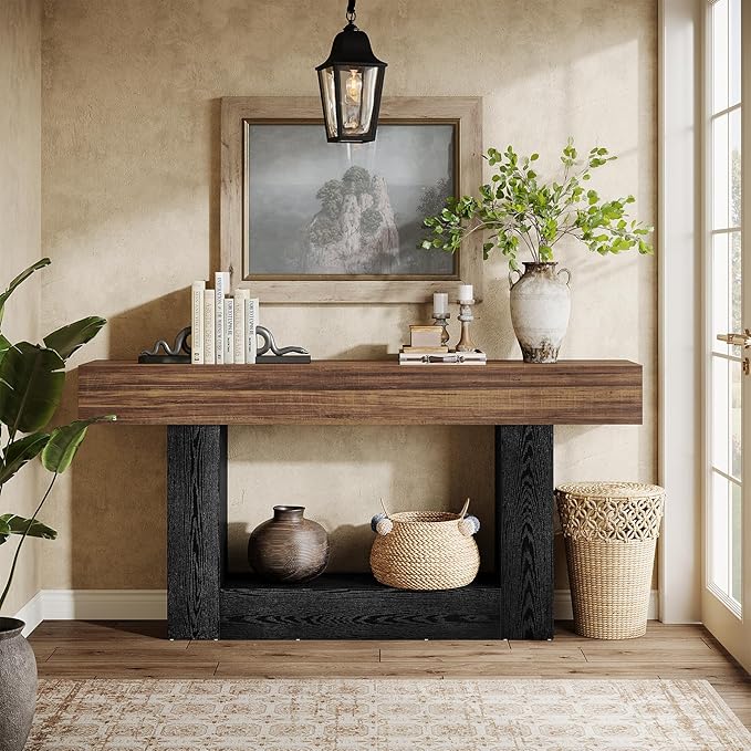 Rustic Brown & Black