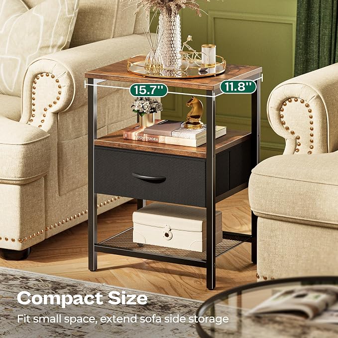 Rustic Brown and Black