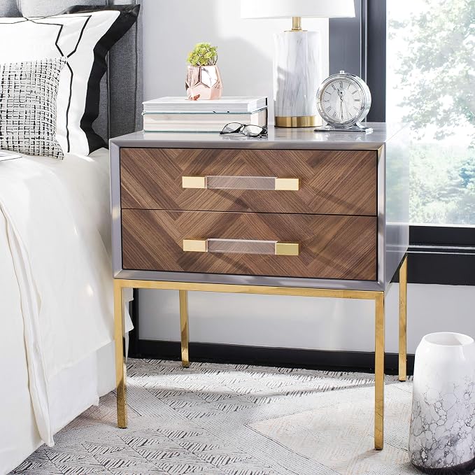 Grey/Walnut