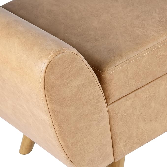 Sand Faux Leather