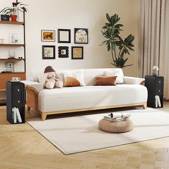 2drawers-black-1pcs