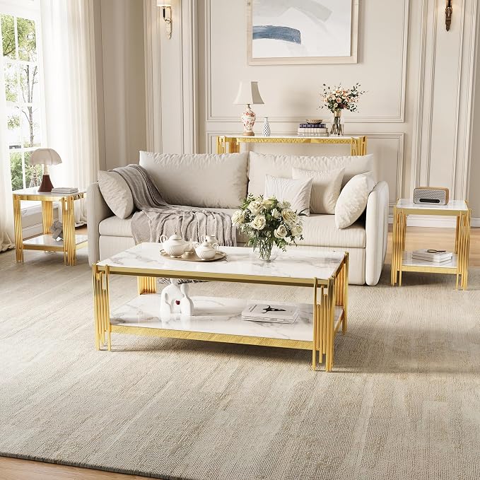 Gold+white
