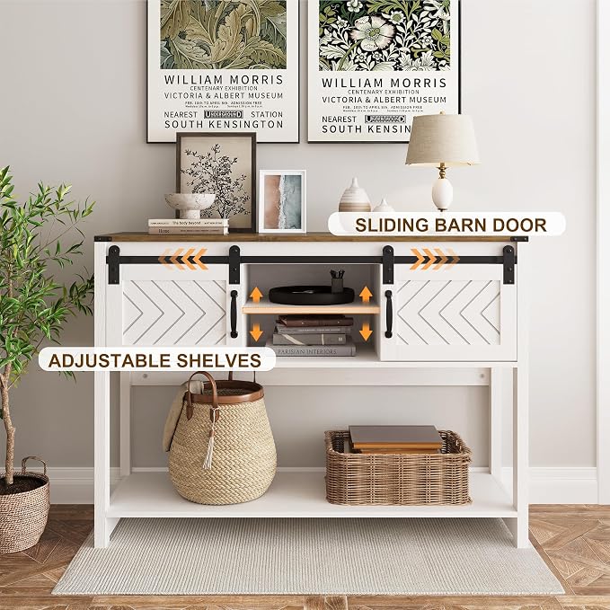 White and Rustic Oak