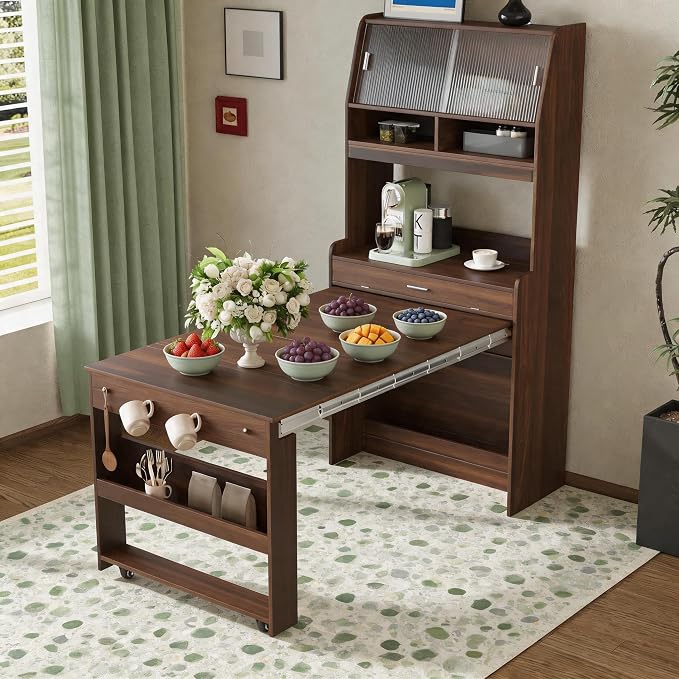 Walnut Wood+mdf + Farmhouse