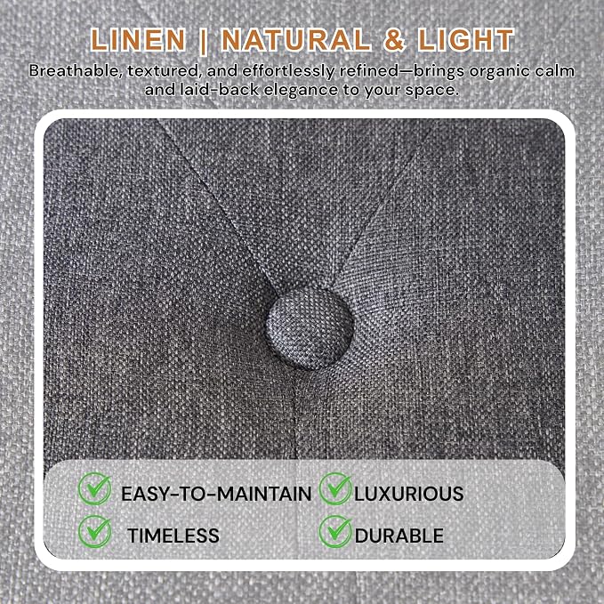 Grey Linen 48.4''
