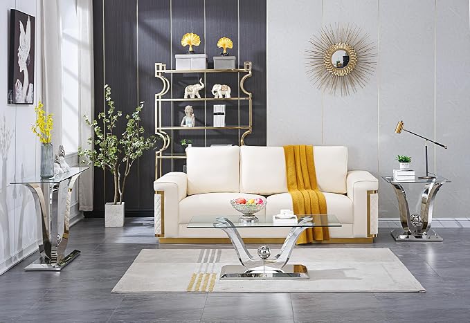 Silver End Table