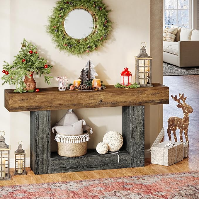 Rustic Brown & Gray