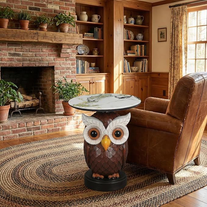 Realistic Colored Owl