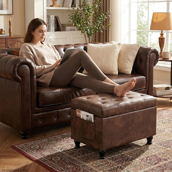 Brown-pu Leather