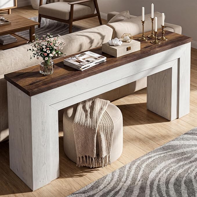 White & Walnut
