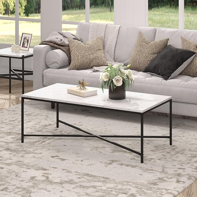 Blackened Bronze/Faux Marble