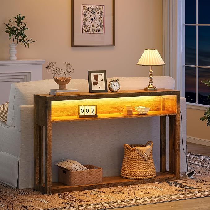 Rustic Brown-with Led