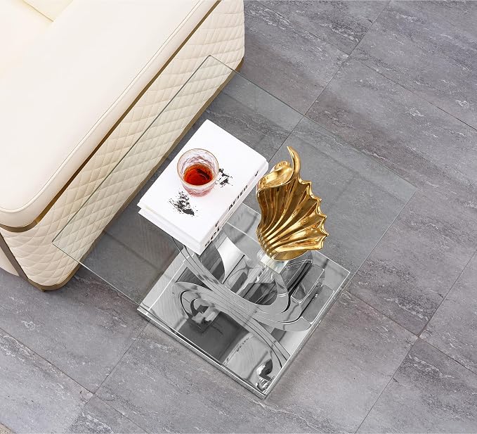 Silver End Table