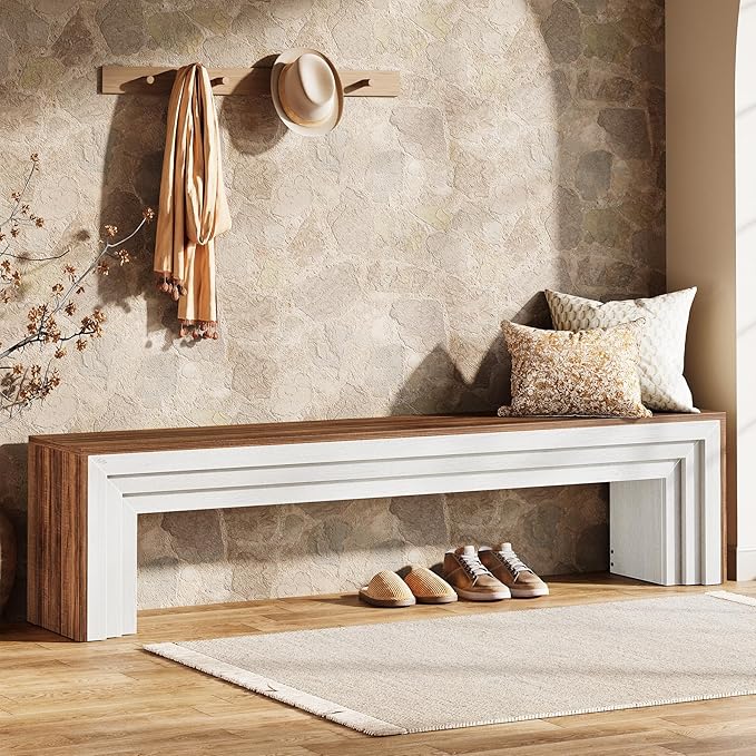 Rustic Brown & White