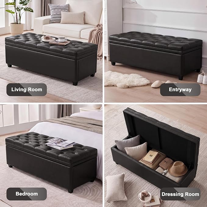 Faux Leather Black