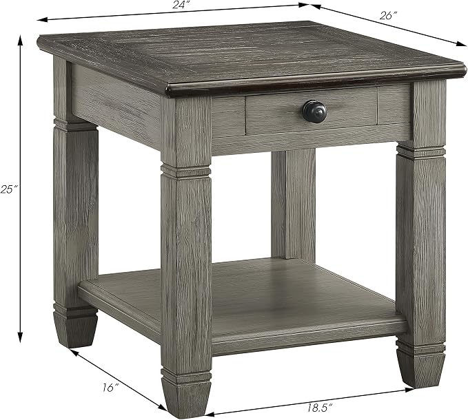 Coffee/Antique Gray