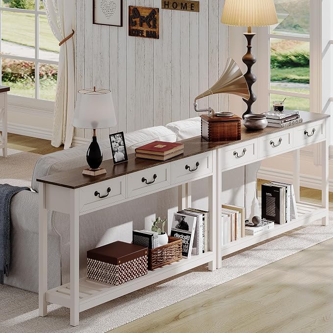 Soft White and Brown