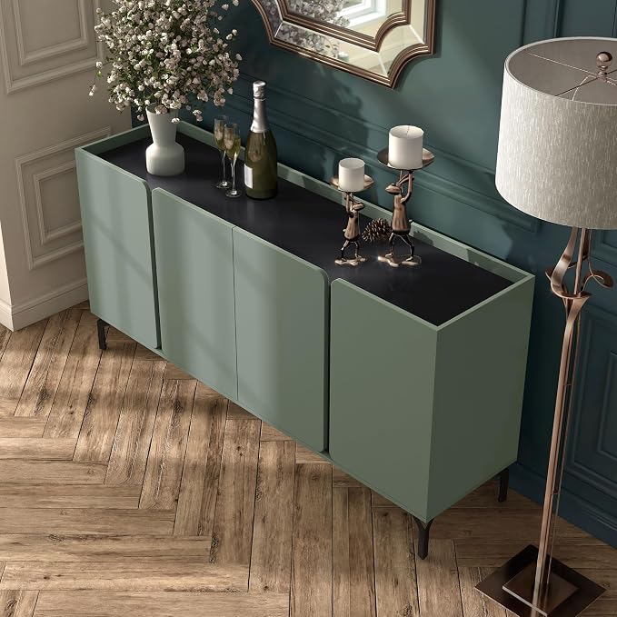 Sage Green & Black