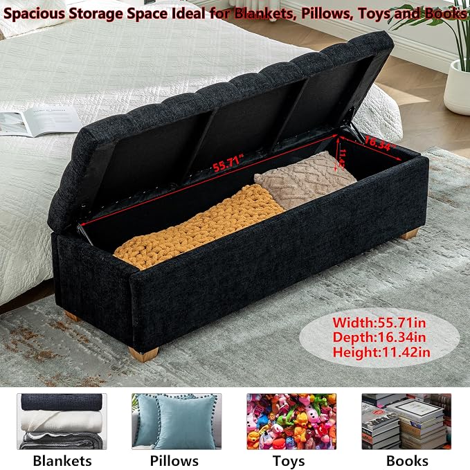 Chenille Black