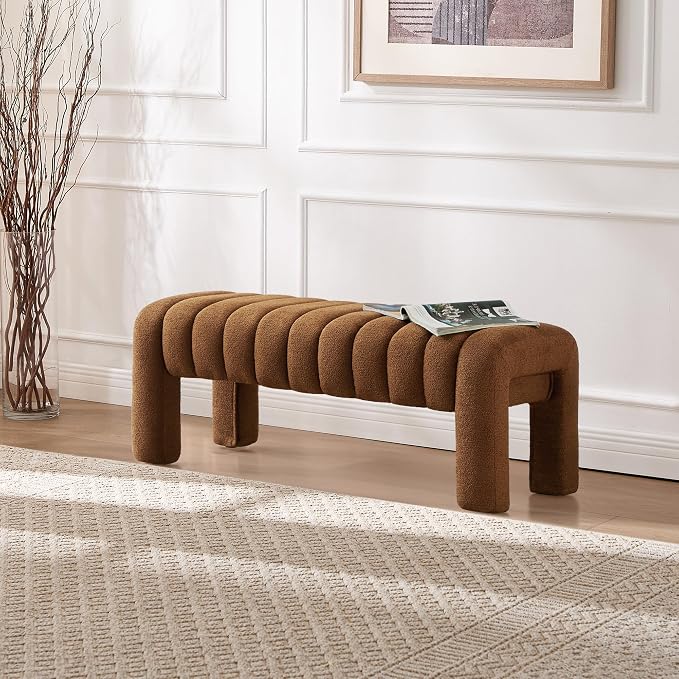 Rust Brown Boucle