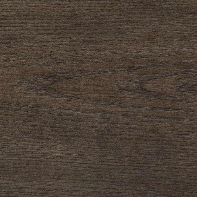 Dark Walnut Finish With Beige Seat