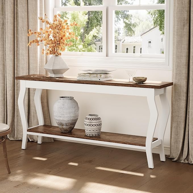 Brown & White