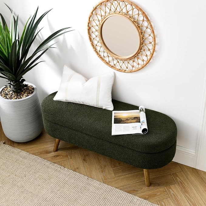 Green Bouclé