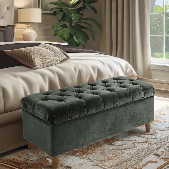 Loden Green Velvet