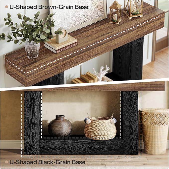 Rustic Brown & Black