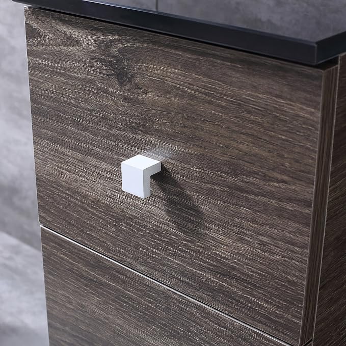 Brown Cabinet &Balck Top