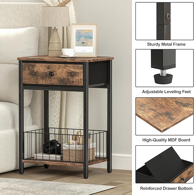 Rustic Brown & Black