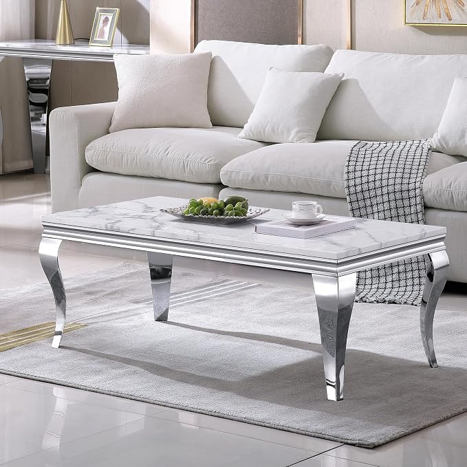 D-white Marble Silver18