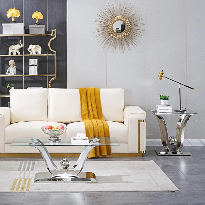 Silver End Table