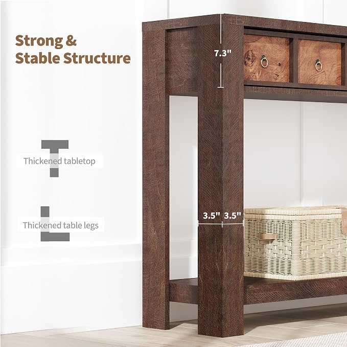 Dark Brown & Walnut
