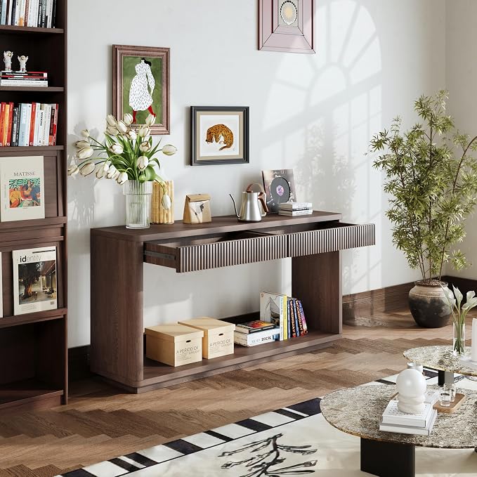 Drawers-walnut