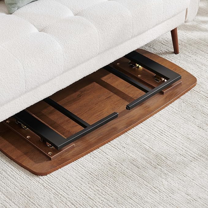 Walnut Wood & Black Metal