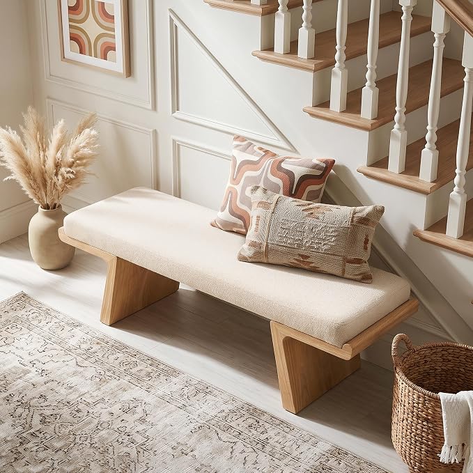 Beige + Natural Wood