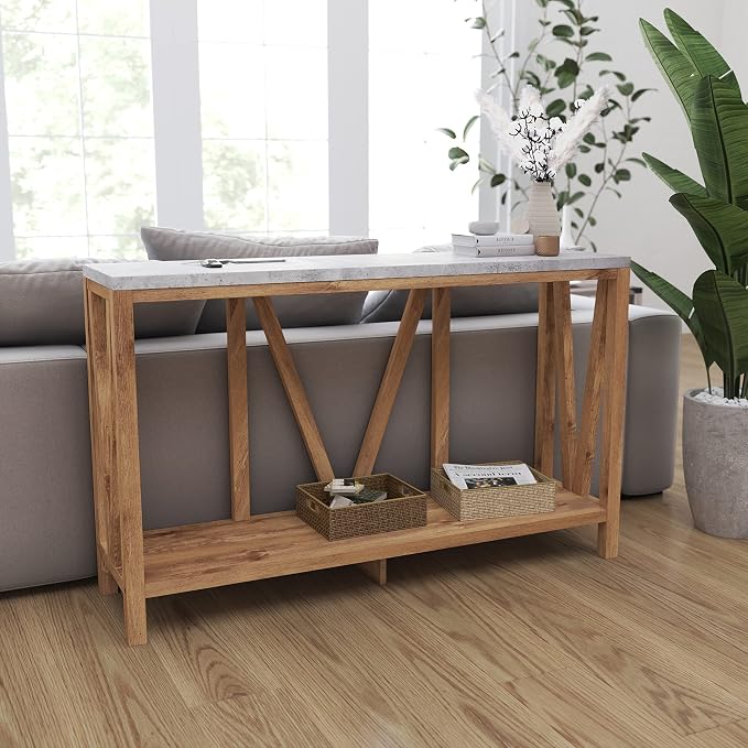 Warm Oak/Concrete