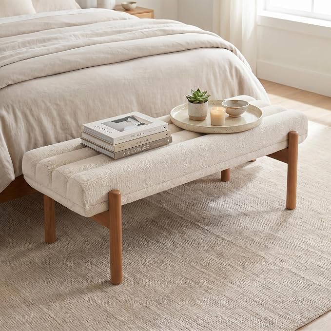 Natural Wood+beige Chenille